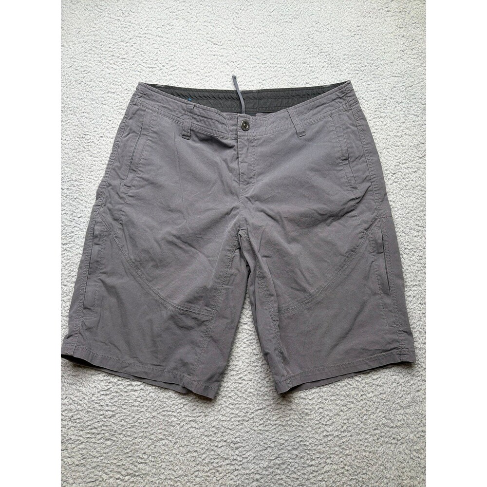 KUHL SPIRE hiking shorts gray sz 12 euc